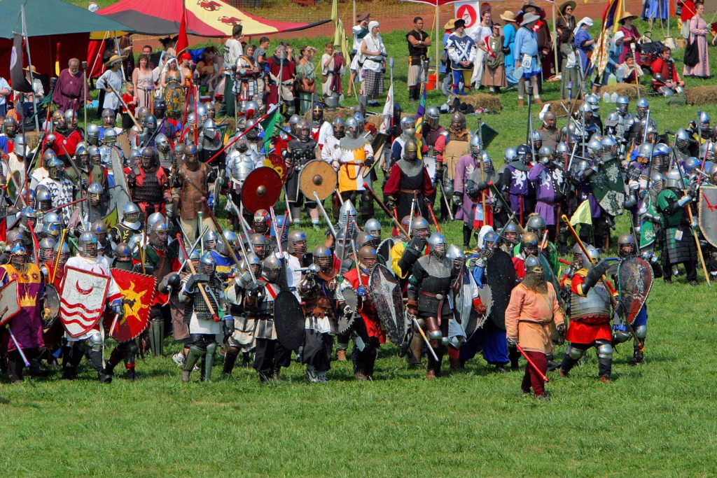 Large Field Battle & Spectators