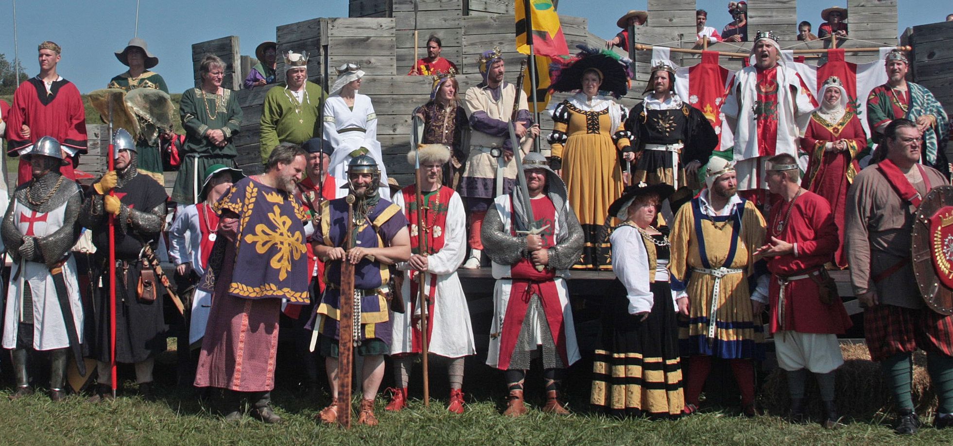 Royalty of the Known World at Pennsic War Opening Ceremonies